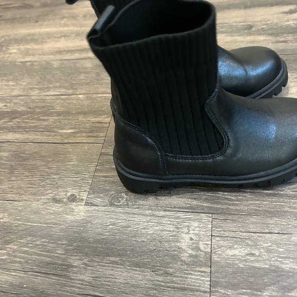 SHEIN Toddler Black Boots Combat sz 10 - Picture 4 of 6